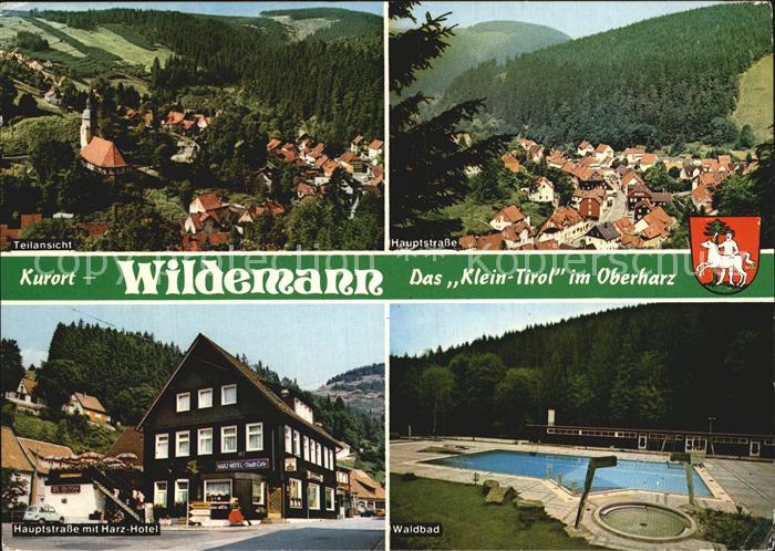 Wildemann Harz Goslar Niedersachsen Hauptstrasse Waldbad Harz-Hotel