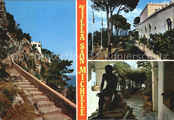 Anacapri Scala Fentcia Villa S. Michele Pergola Hermes