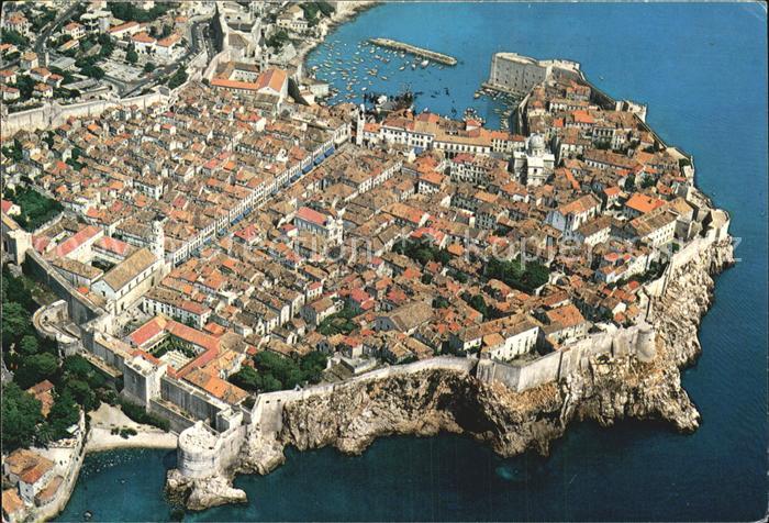 Dubrovnik Ragusa Fliegeraufnahme