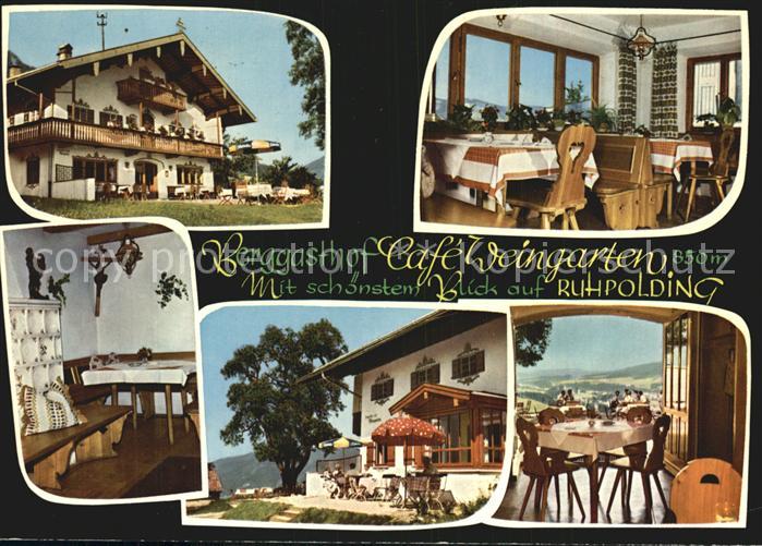 Ruhpolding Bayern Berggasthof Cafe Weingarten