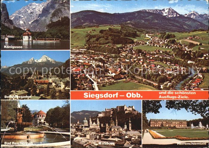 Siegsdorf Oberbayern Bad Reichenhall Berchtesgaden Koenigsee Herrenchiemsee