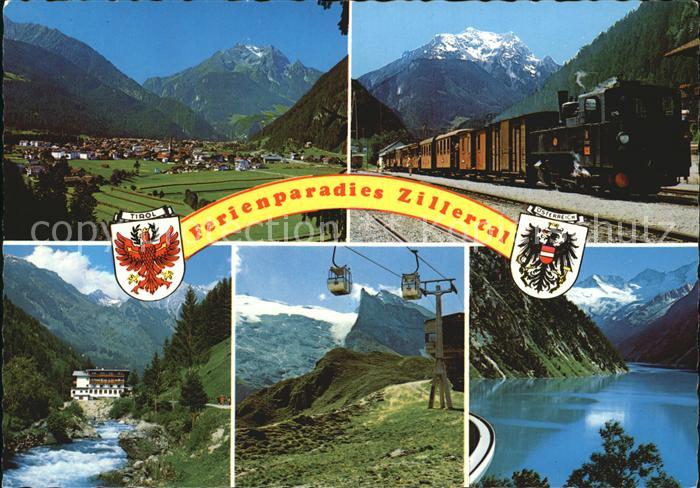 Hintertux Zillertal Seilbahn Eisenbahn