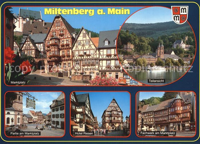 Miltenberg Main Marktplatz Fachwerk Hotel Riesen
