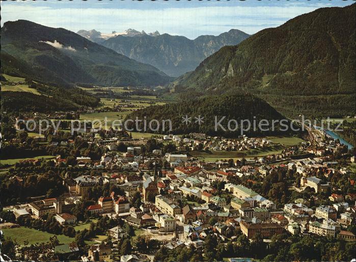 Bad Ischl Salzkammergut Hohe Dachstein Fliegeraufnahme