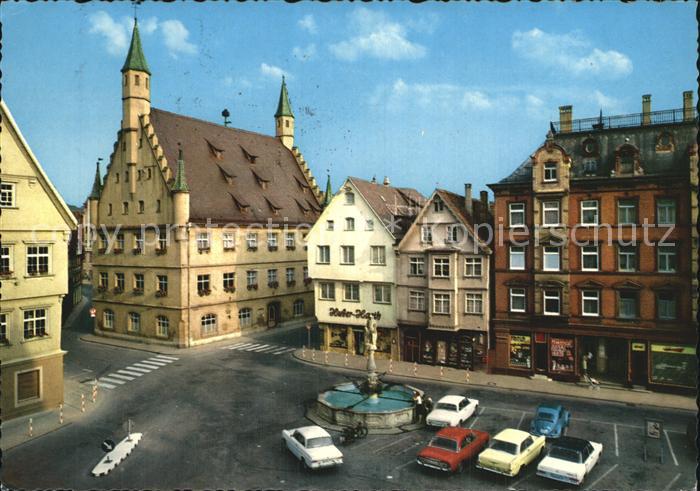 Biberach Riss Rathaus Marktplatz