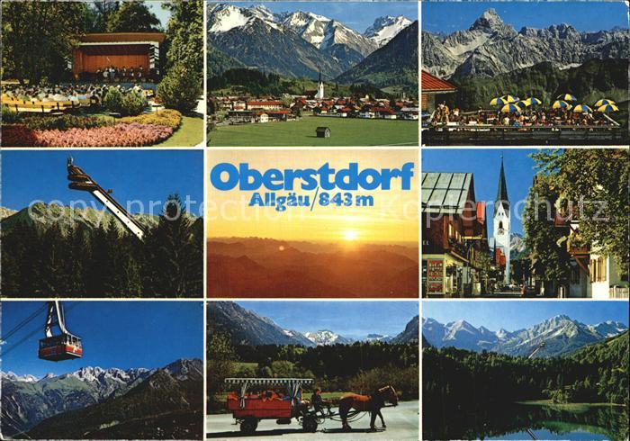Oberstdorf Nebelhorn-Aussichtsterrasse Flugschanze Kirchstrasse