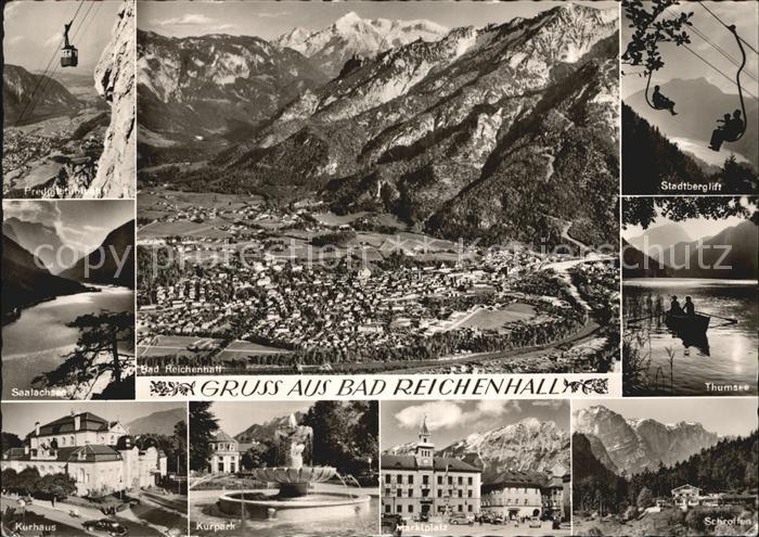 Bad Reichenhall Sesselbahn Thumsee Marktplatz