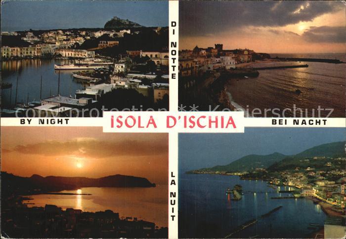 Ischia Ansichten bei Nacht