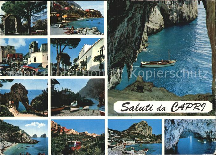 Capri Strand Bucht Promenade Grotte