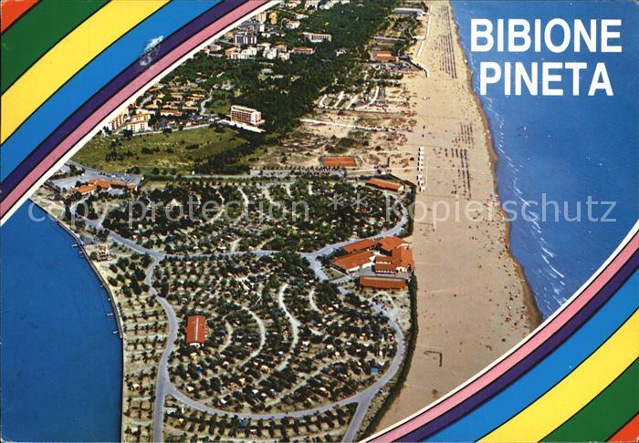 Bibione Fliegeraufnahme Strand