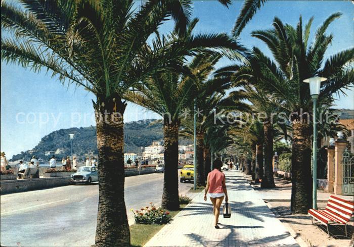 Diano Marina Alle der Palmen