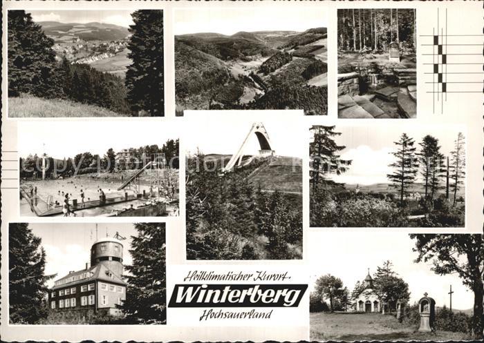 Winterberg Hochsauerland Sprungschanze Aussichtsturm Freibad