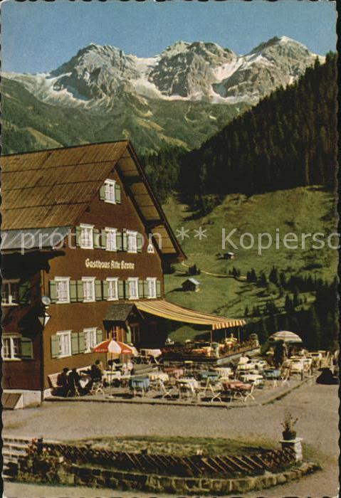 Mittelberg Kleinwalsertal Gasthof Krone