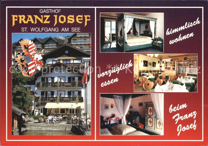 St Wolfgang Wolfgangsee Gasthof Franz Josef Aussenansicht Gastraum Zimmer