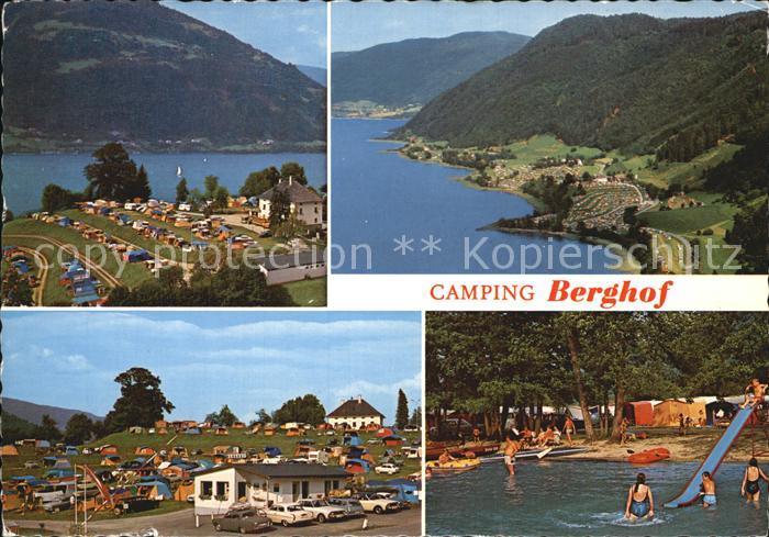 Ossiach Fliegeraufnahme Campng Berghof