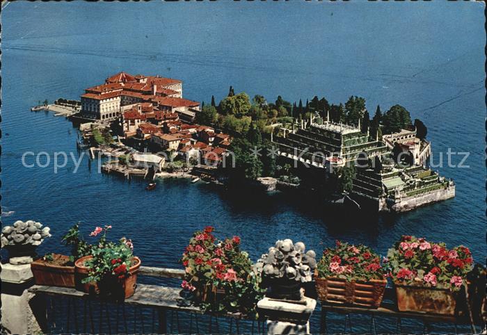 Isola Bella Lago Maggiore Fliegeraufnahme