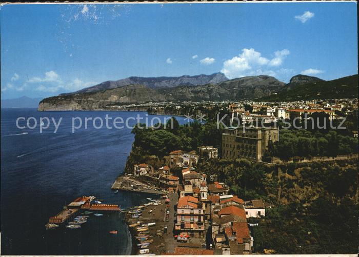 Sorrento Campania Kueste der Fischer