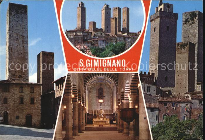 San Gimignano Altstadt mit Festung