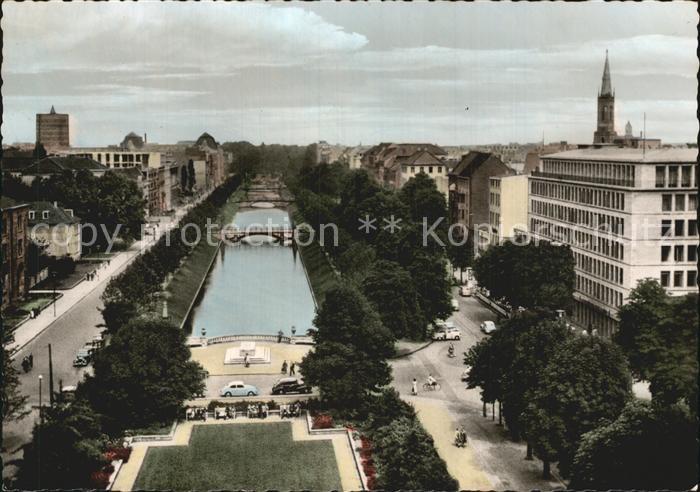 DuessELDORF  CITY Stadtgraben mit Koenigsallee