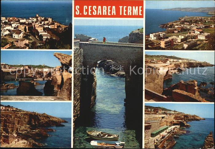 San Cesareta Therme Steilkueste Bucht Teilansicht
