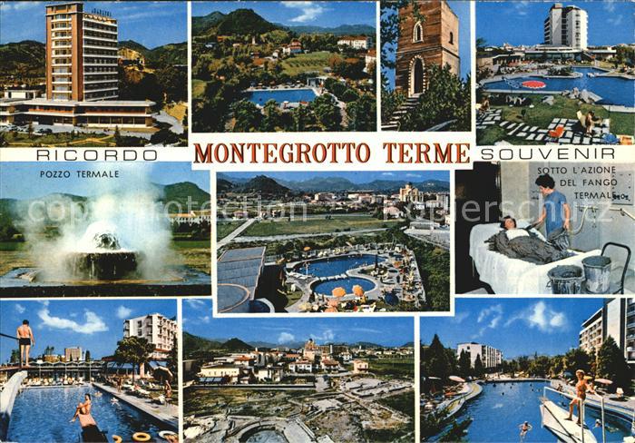 Montegrotto Terme Kurpark Schwimmbad Moorbad