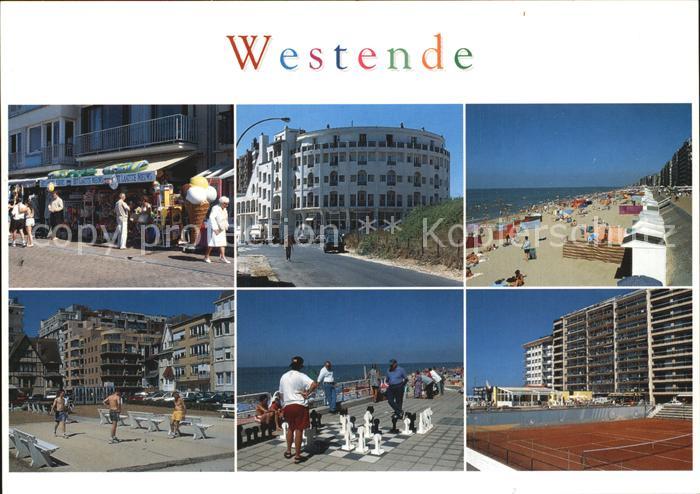 Westende Strand Hotel Tennisplatz Promenade