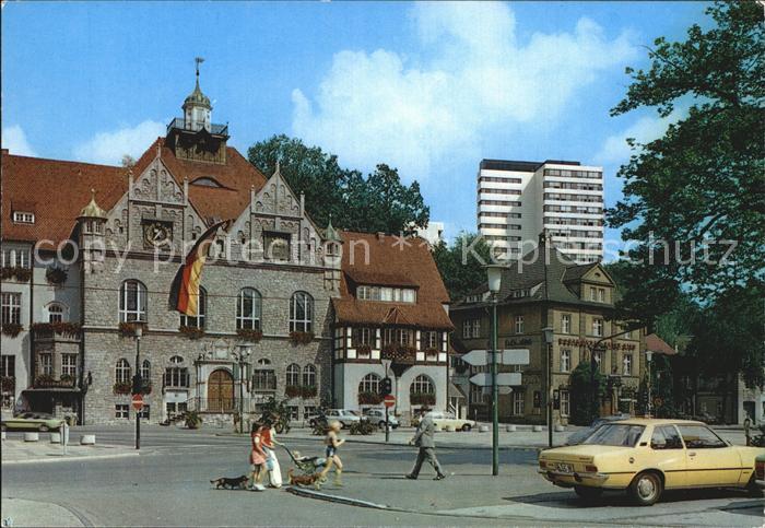 Bergisch Gladbach Rathaus Blick zum Krankenhaus Neubau