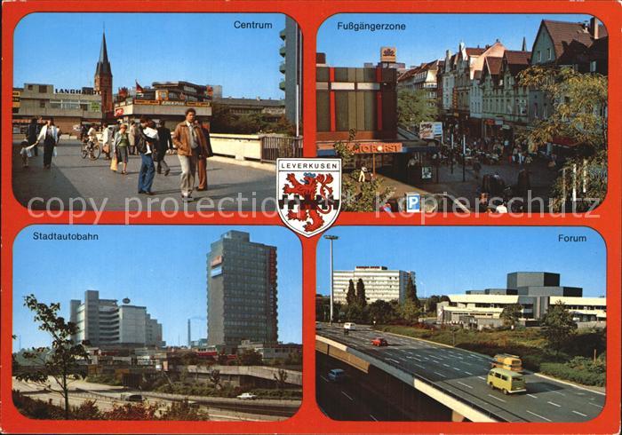 LEVERKUSEN  CITY Zentrum Stadtautobahn Forum Fussgaengerzone
