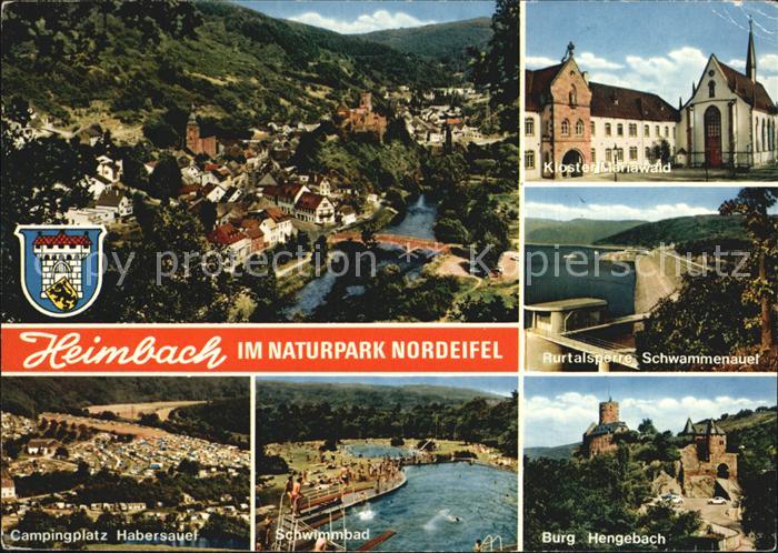 Heimbach Eifel Kloster Mariawald Rurtalsperre Schwammenauel Burg Hengbach