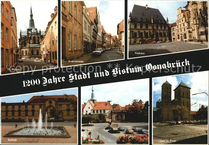 Osnabrueck Krahnstrasse Rathaus Schloss