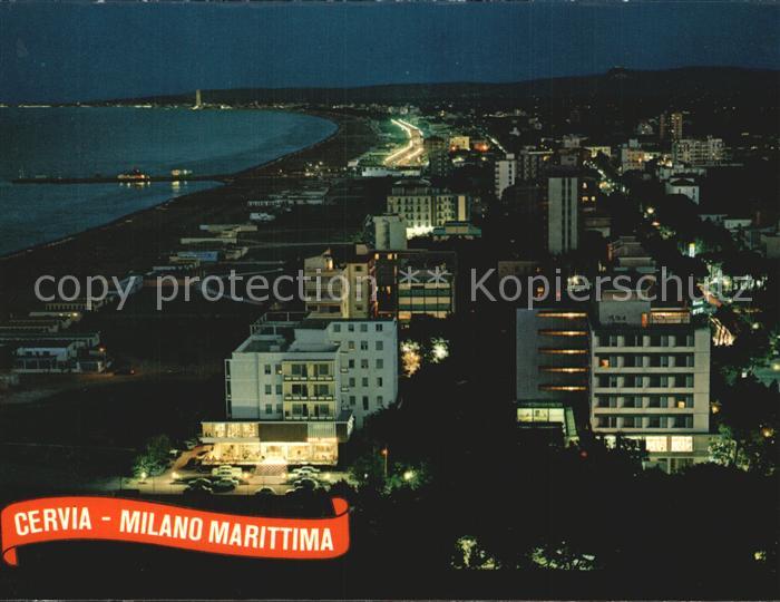Cervia Panorama bei Nacht