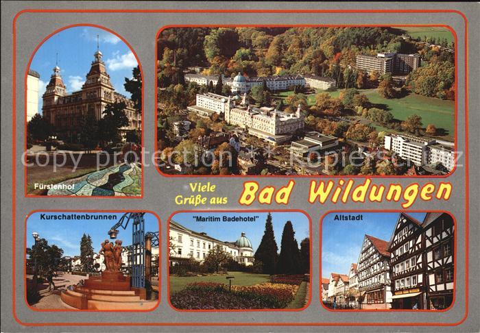 Bad Wildungen Altstadt Maritim Badehotel Kurschattenbrunnen