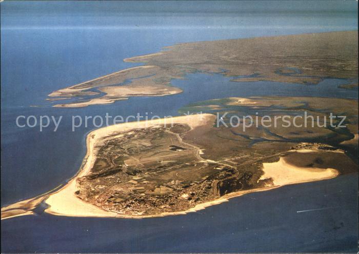 BORKUM Nordseebad Niedersachsen Fliegeraufnahme