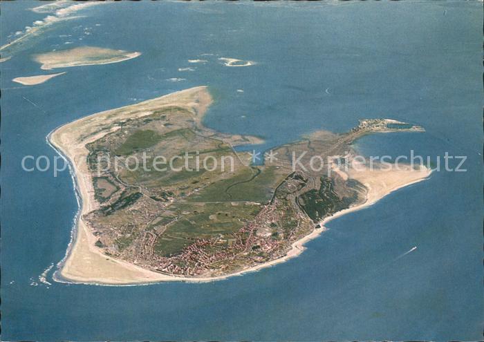 BORKUM Nordseebad Niedersachsen Fliegeraufnahme