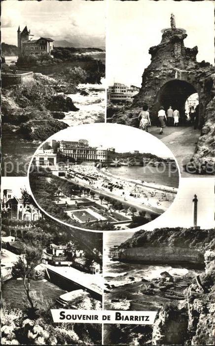 Biarritz Pyrenees Atlantiques Villa Belzen Rocher de la Vierge Plage