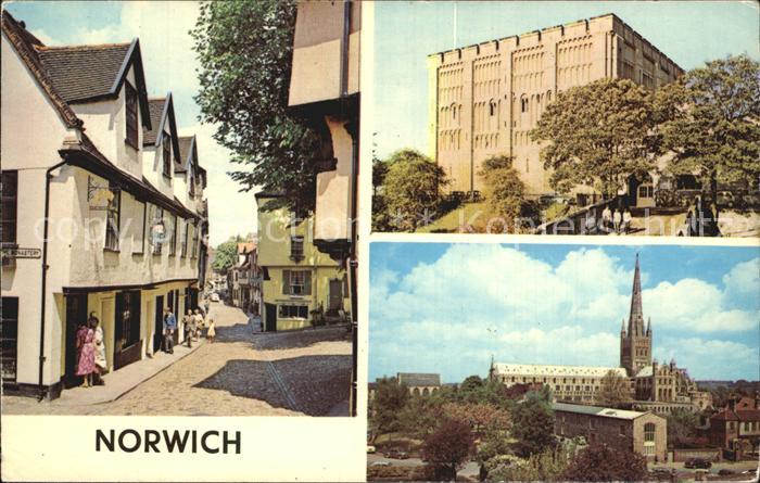 Norwich UK Schloss Teilansicht