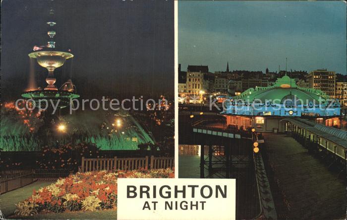 Brighton East Sussex Nachtansichten