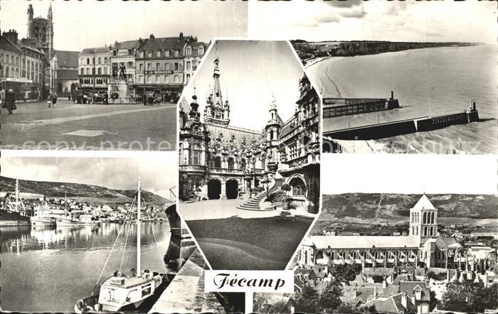 Fecamp Kloster Strand Hafen
