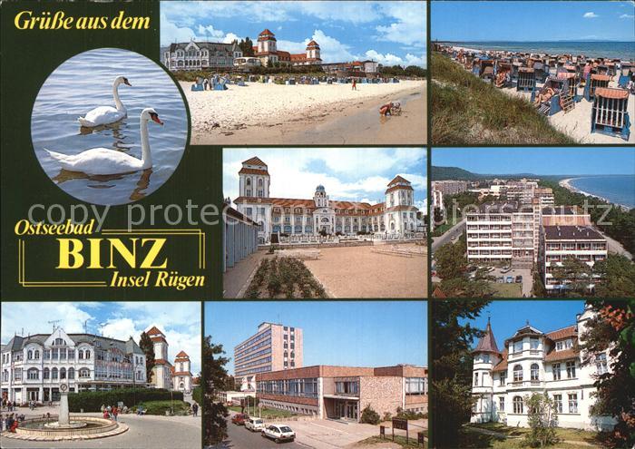 Binz Ruegen Platz Strand Teilansicht