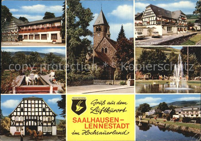 Saalhausen Sauerland Kurpark Haus Rameil Fachwerkhaus Pension Voss