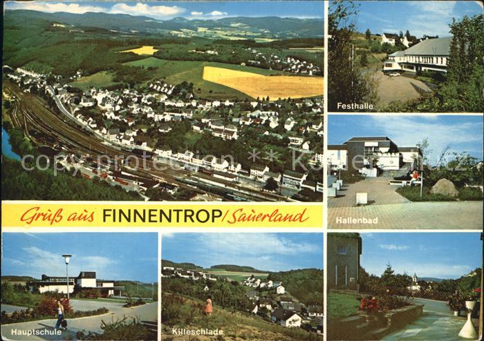Finnentrop Fliegeraufnahme Hallenbad Festhalle