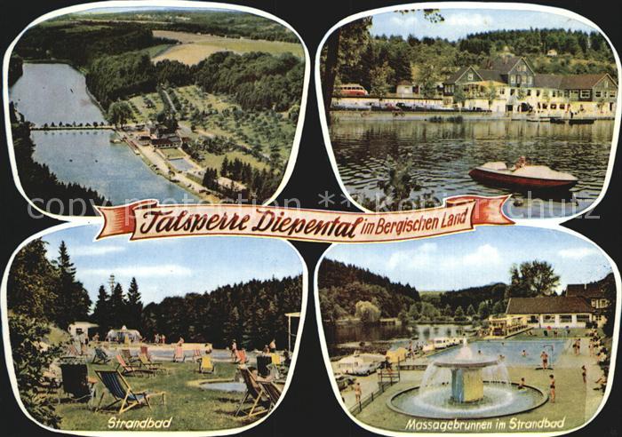 Leichlingen Rheinland Fliegeraufnahme Talsperre Strandbad