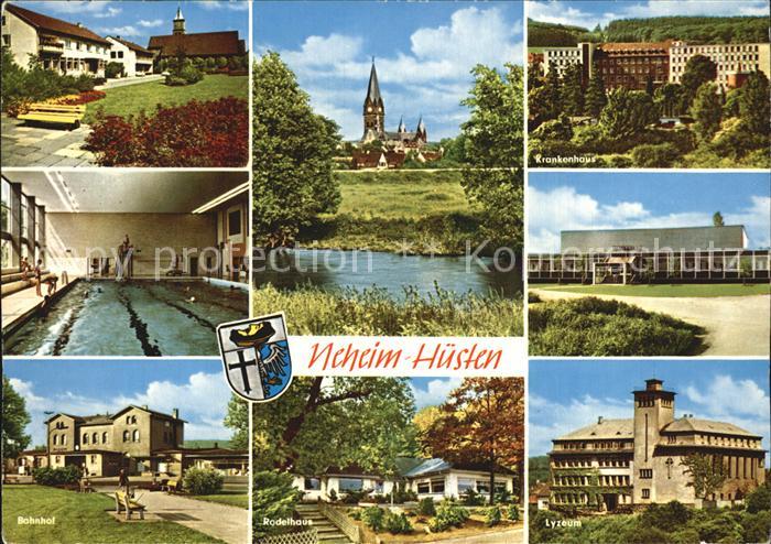 Neheim-Huesten Kurpark Hallenbad Bahnhof Lyzeum Radelhaus Krankenhaus