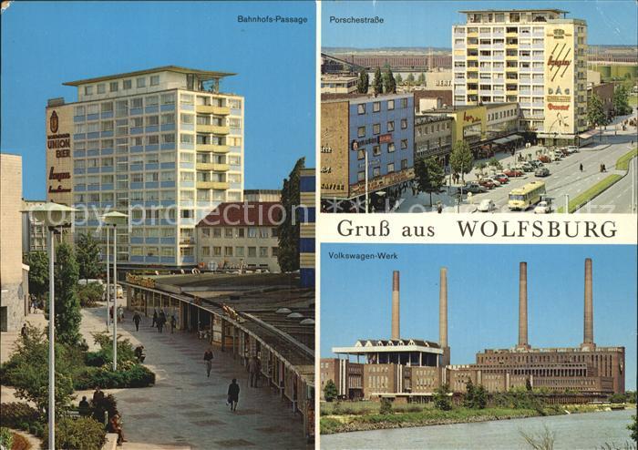 Wolfsburg Bahnhofspassage Porschestrasse Volkswagenwerk