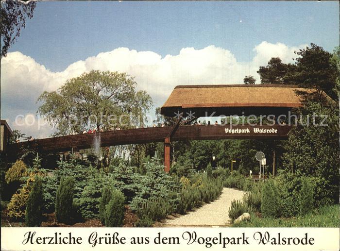 Walsrode Lueneburger Heide Vogelpark Fussgaengerbruecke