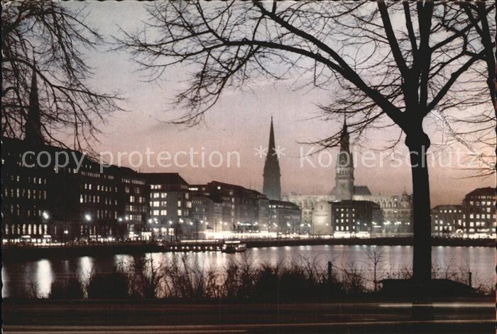 HAMBURG CITY Binnenalster und Ballindamm