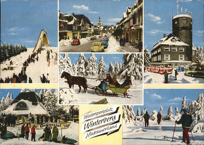 Winterberg Hochsauerland Ski Pferdeschlitten