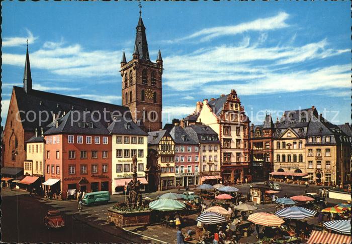 TRIER CITY Hauptmarkt Petrusbrunnen
