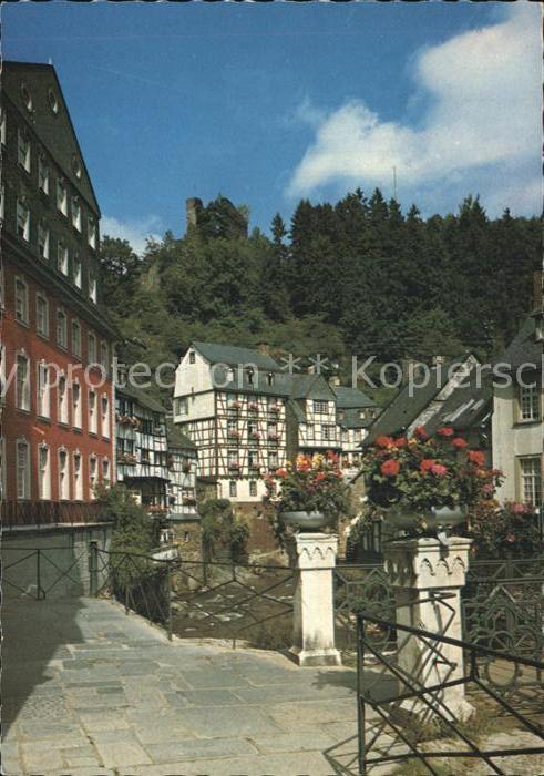 Monschau Montjoie NRW Rotes Haus Burgruine Haller