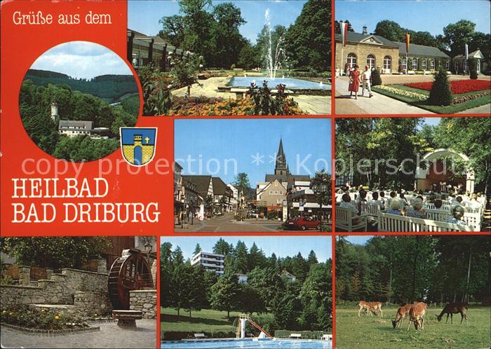 Bad Driburg Schwimmbad Kurpark Brunnen
